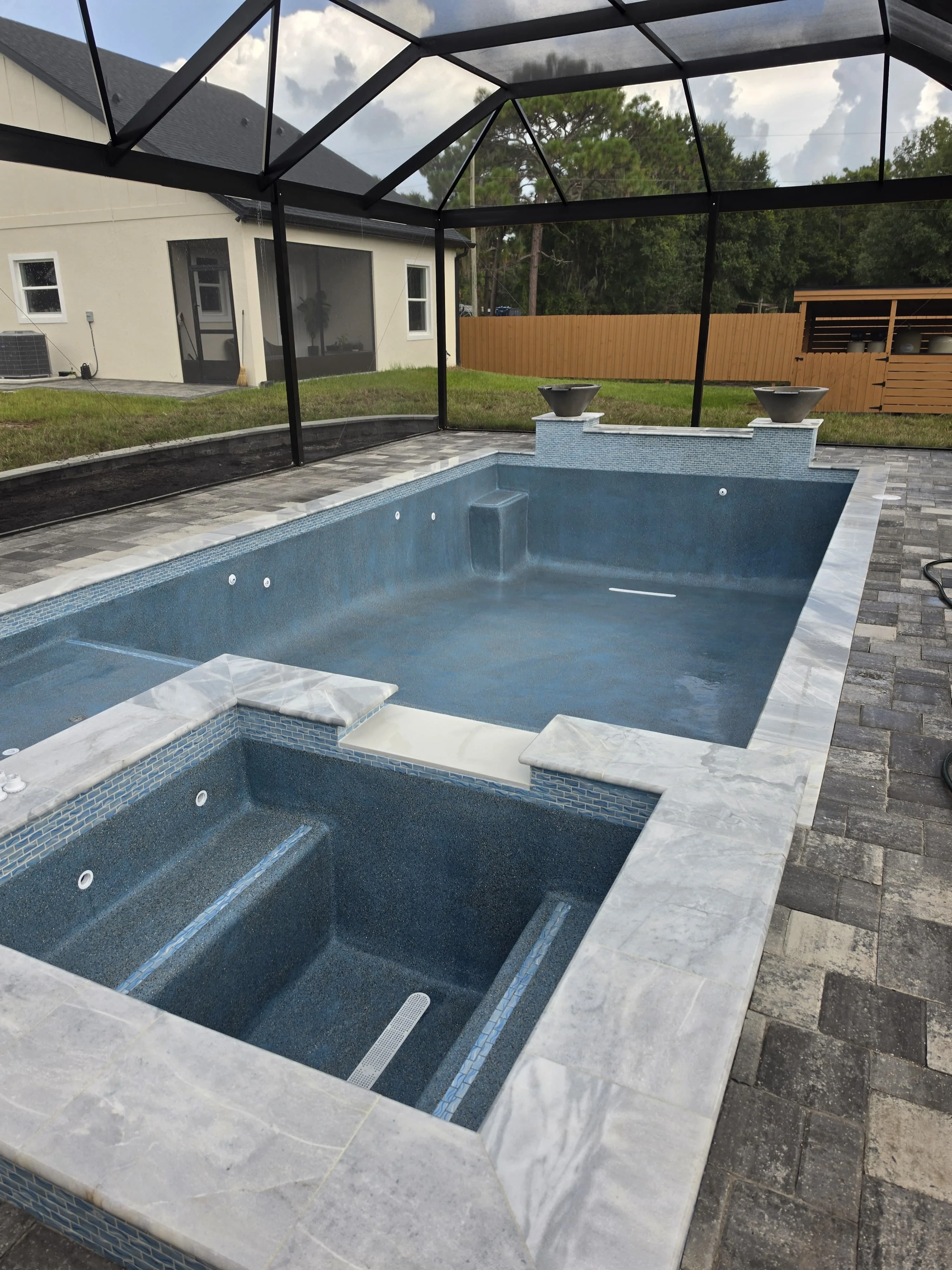 Completed pool project