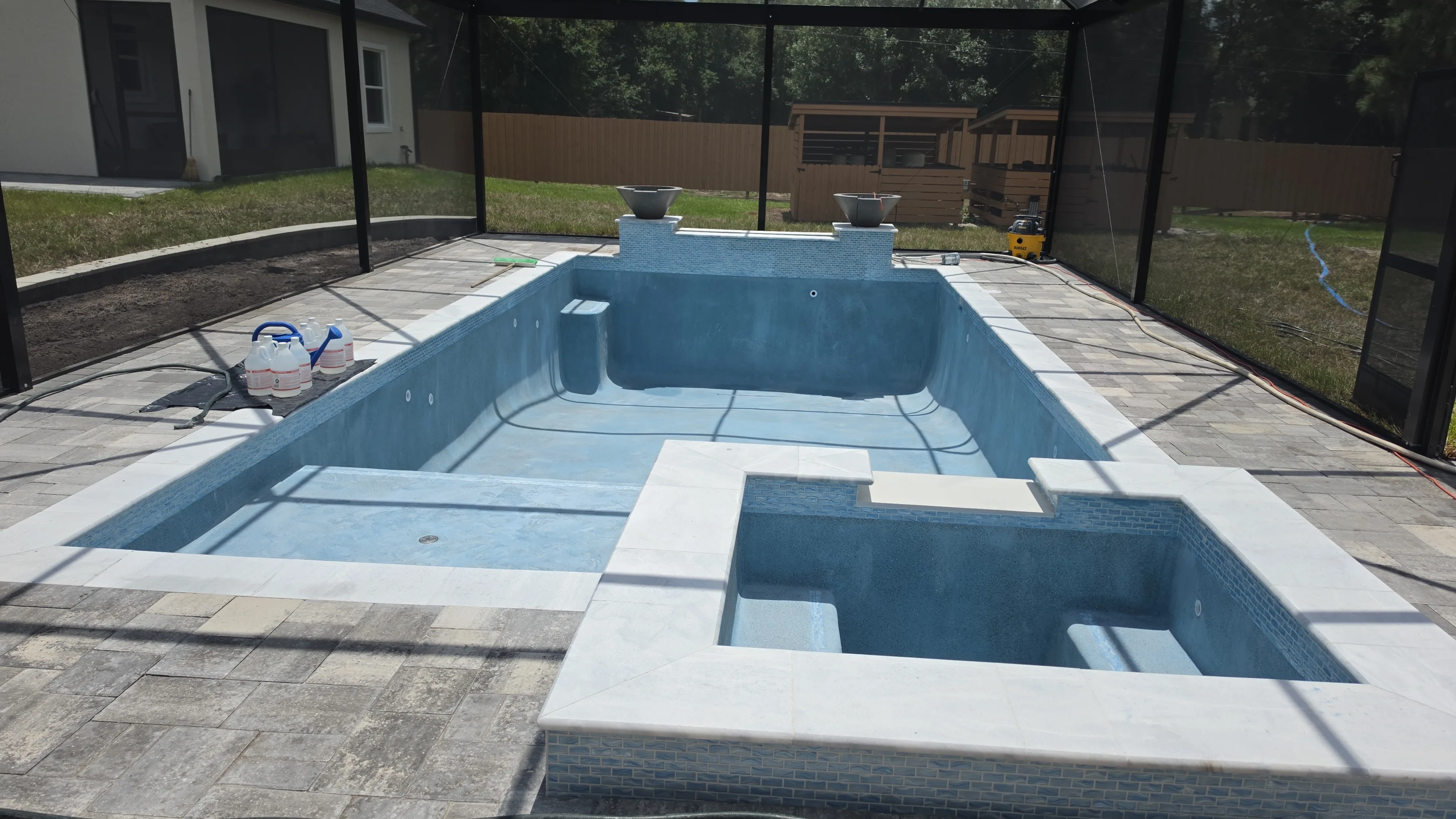 Completed pool project