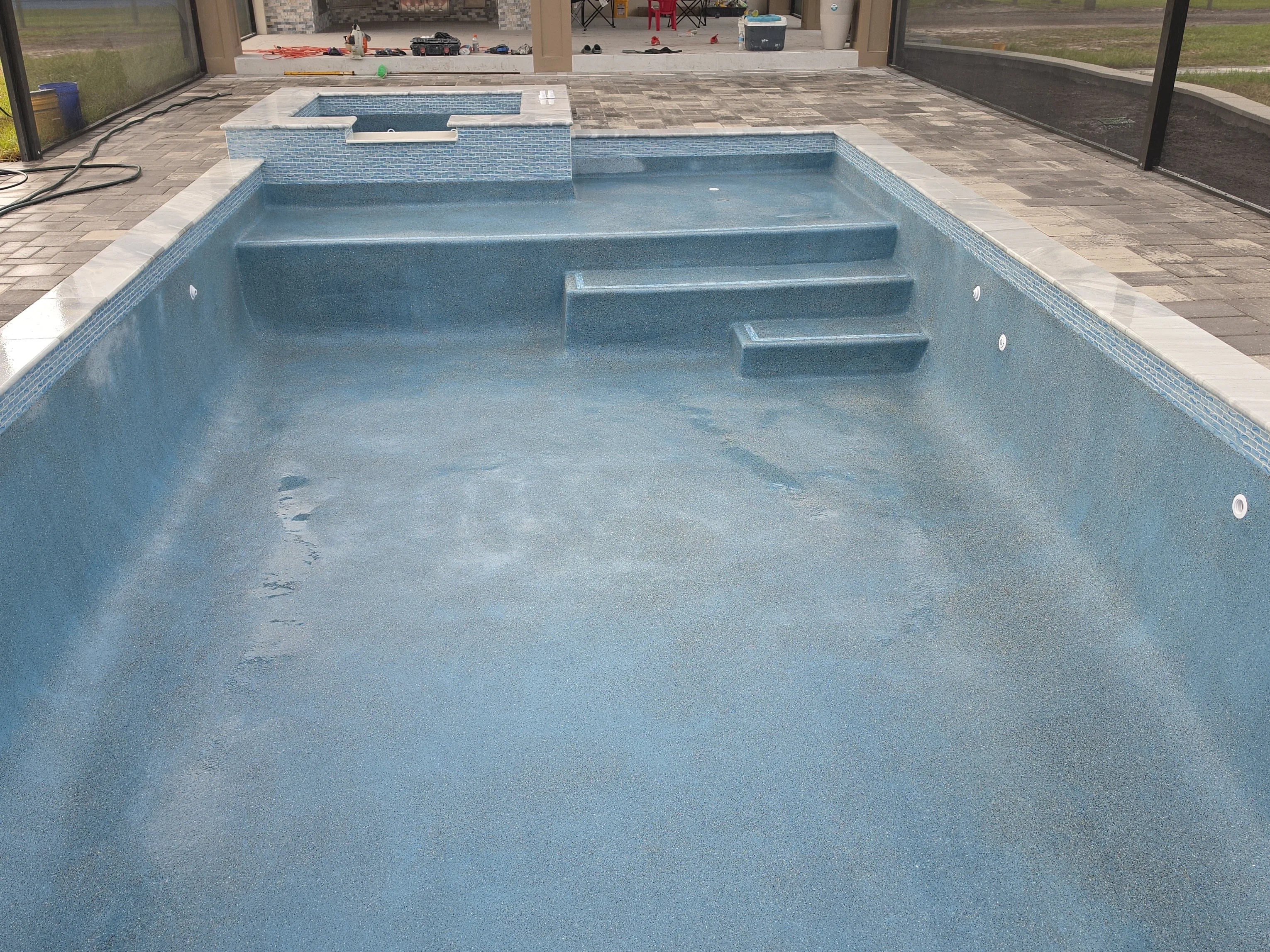 Completed pool project